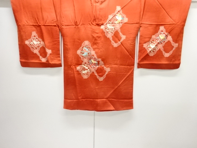 JAPANESE MICHIYUKI COAT / UNUSED / EMBROIDERY / FLOWER & BIRD